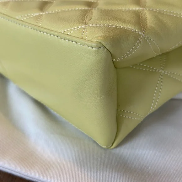 Kate Spade Yellow Quilted Natalia Shoulder Bag - Picture 10 of 13